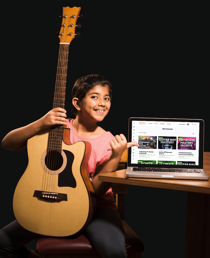 Online guitar lessons for kids